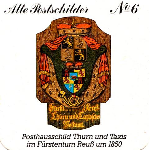 regensburg r-by thurn alte 6b (quad185-alte postschilder 6)